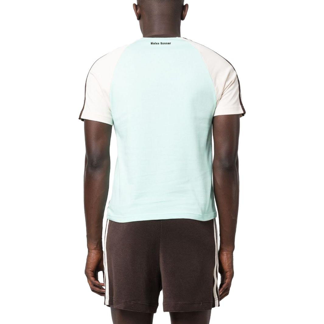 adidas originals x Wales Bonner Short Sleeve T-shirt 'Clear Mint' IJ8354 - 4
