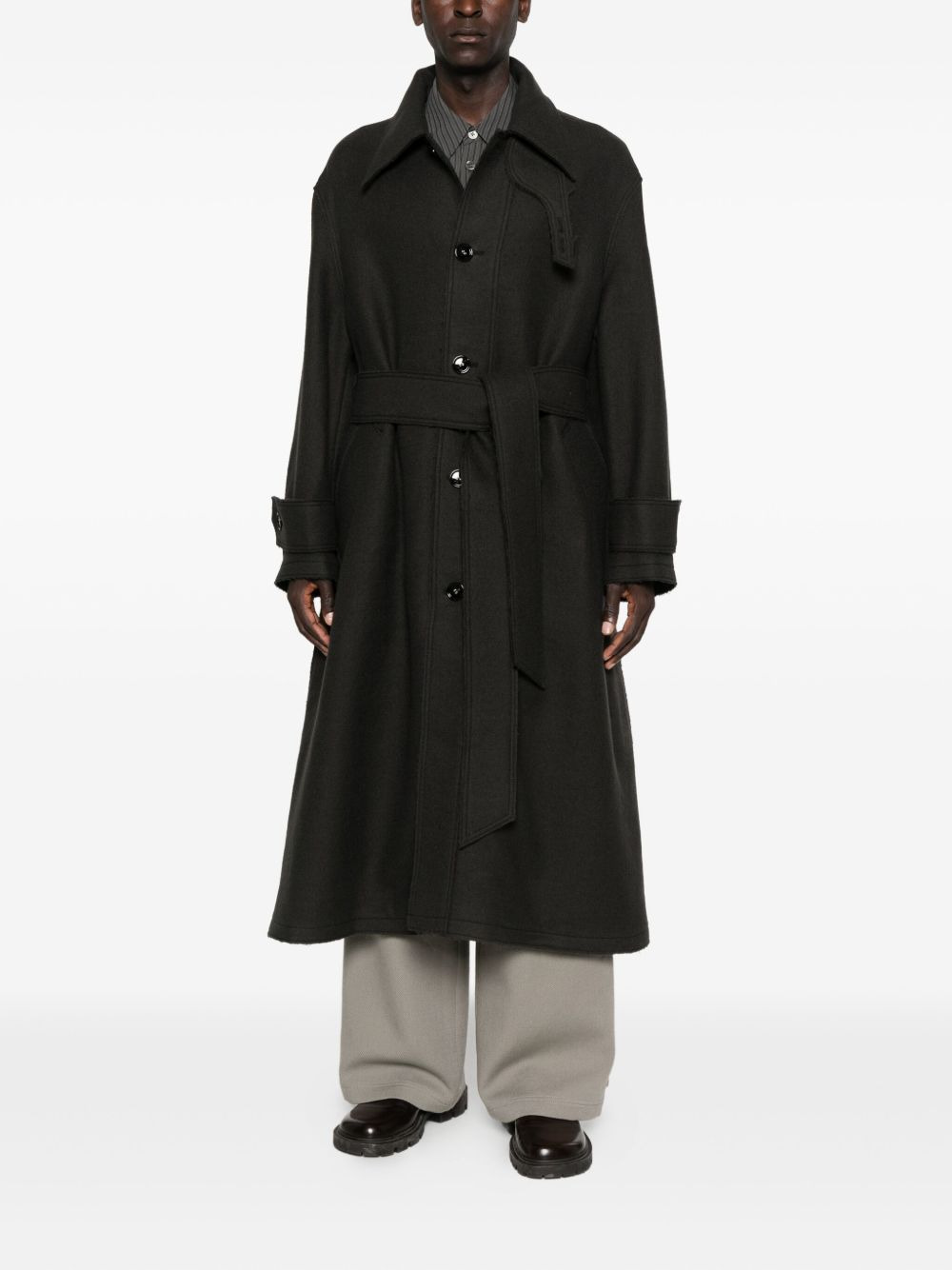 Ami Paris Coats Grey - 3