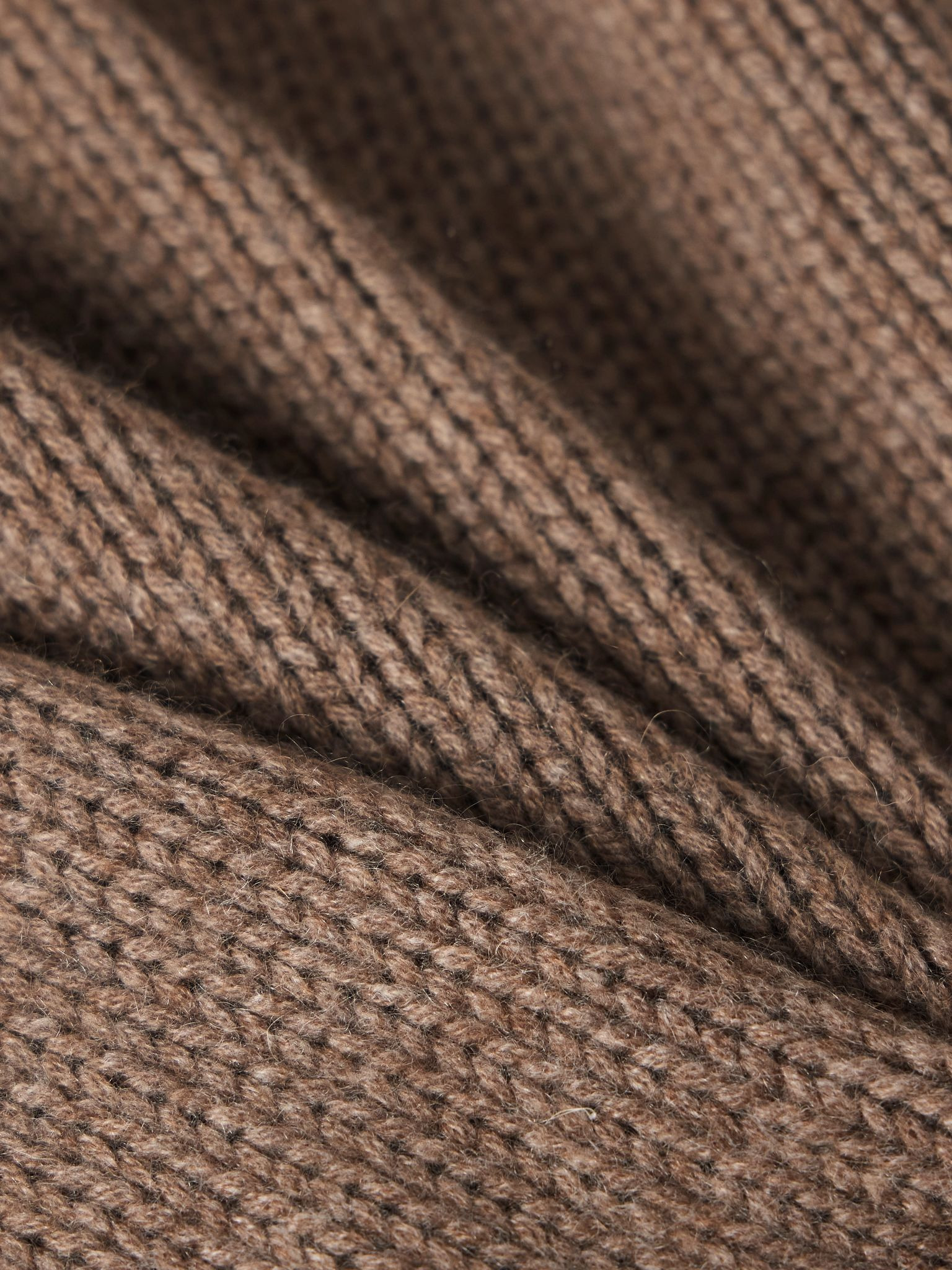 Derry oversized cashmere sweater Taupe - 4
