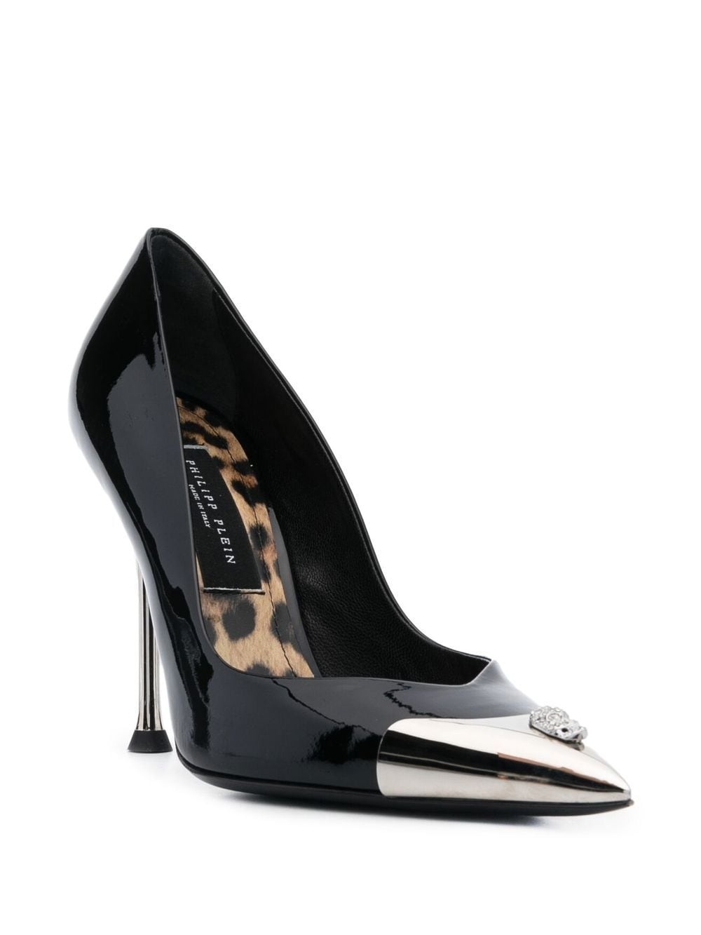Decollete crystal skull 110mm pumps - 2