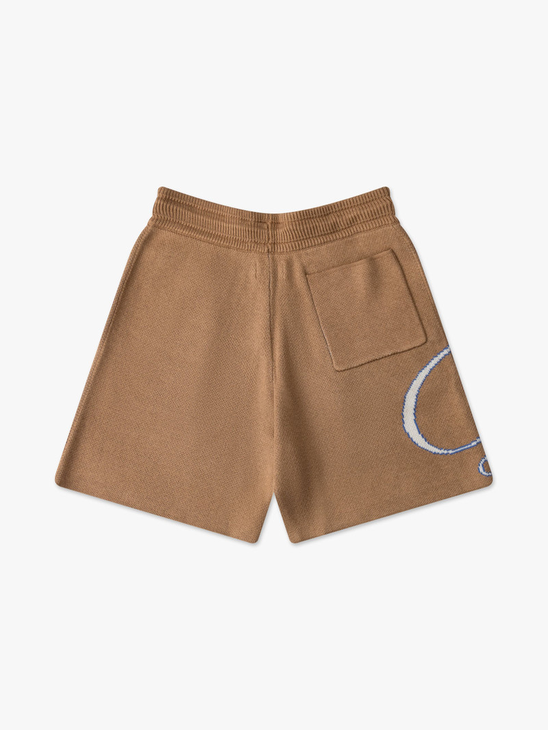 Rhude SCRIPT LOGO KNIT SHORT outlook