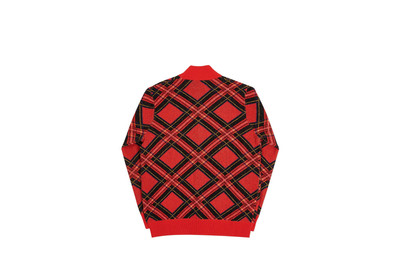 PALACE DOUBLE CROSS KNIT RED outlook