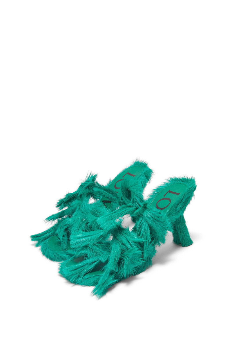 Petal sandal in hairy calfskin 3