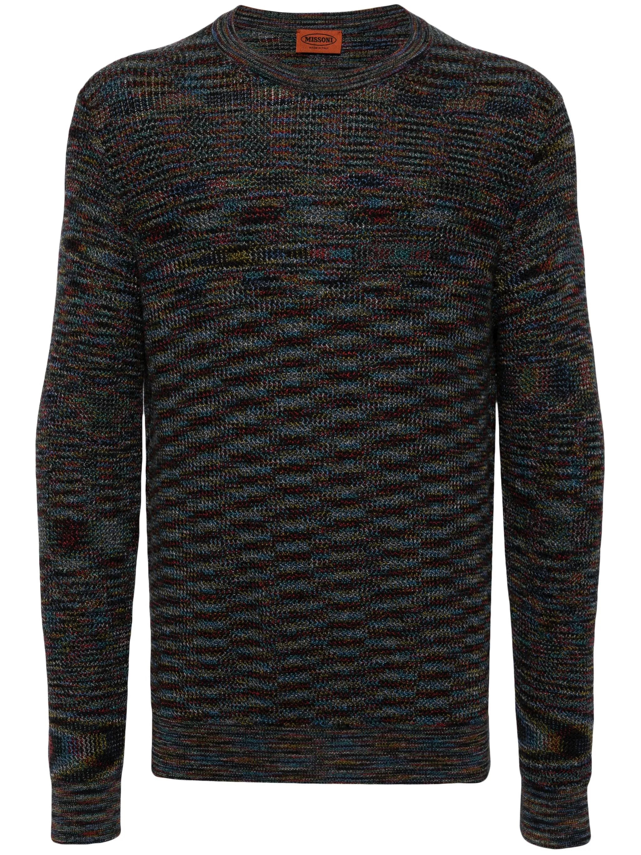 PATTERNED KNIT SWEATER - 1