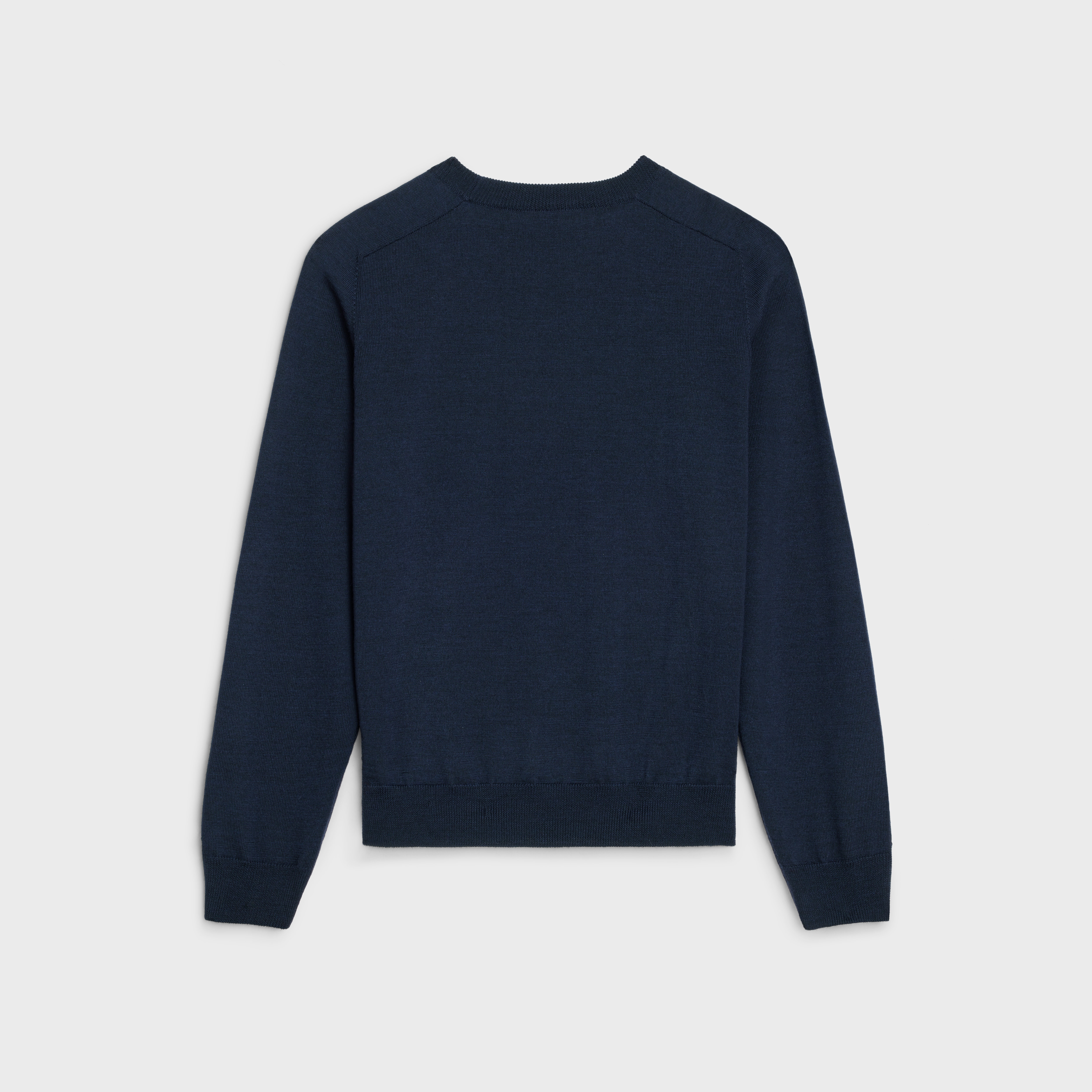 【日本入手困難】TRIOMPHE CREW NECK SWEATER IN WOOL CELINE triomphe crew neck sweater in wool | REVERSIBLE