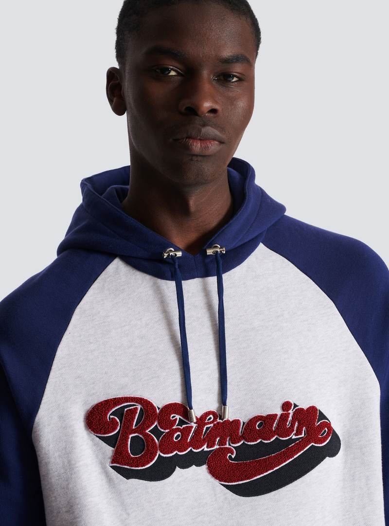 Balmain retro '70s hooded sweatshirt 7