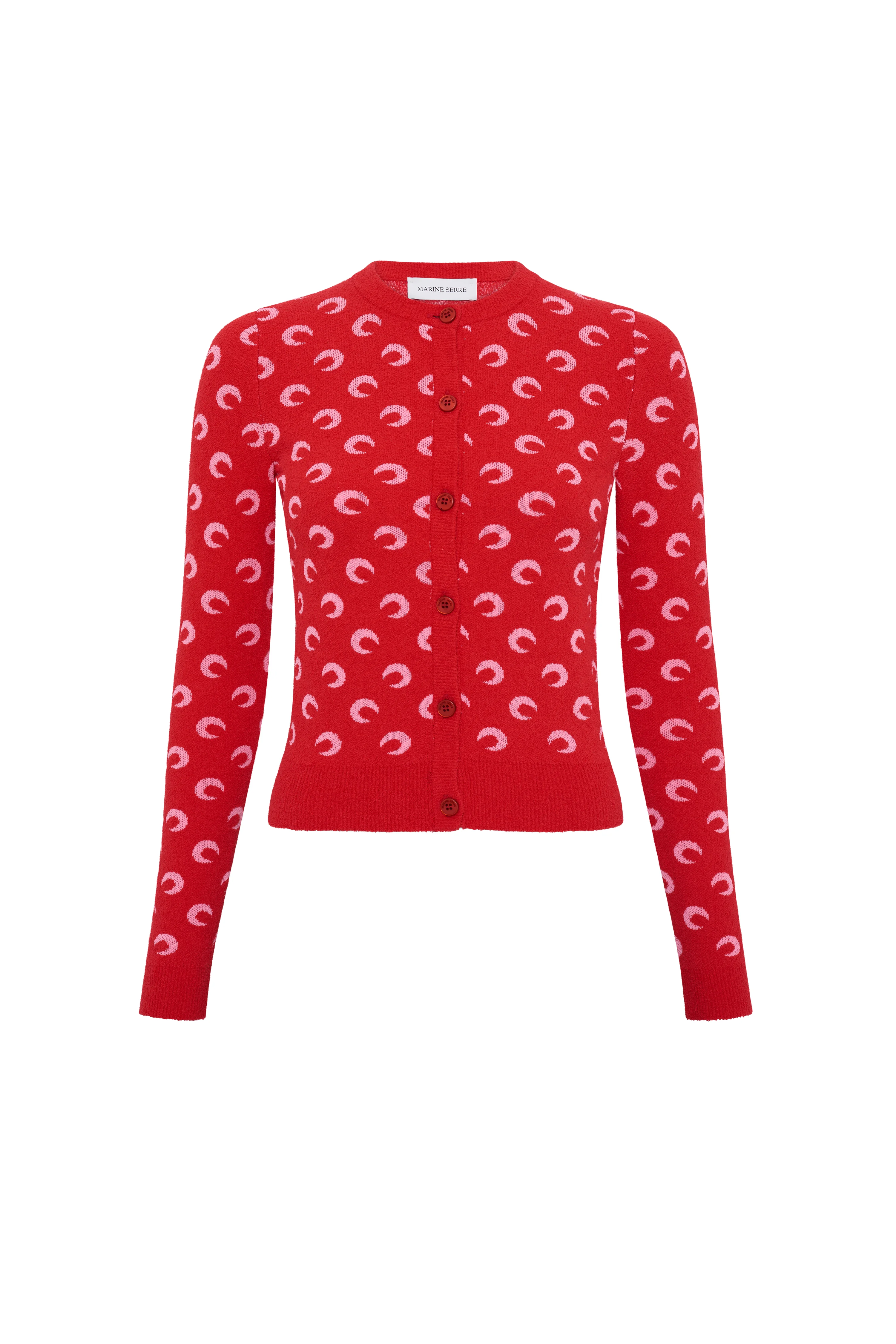 Moon jacquard bouclette ls cardigan organic cotton - 1