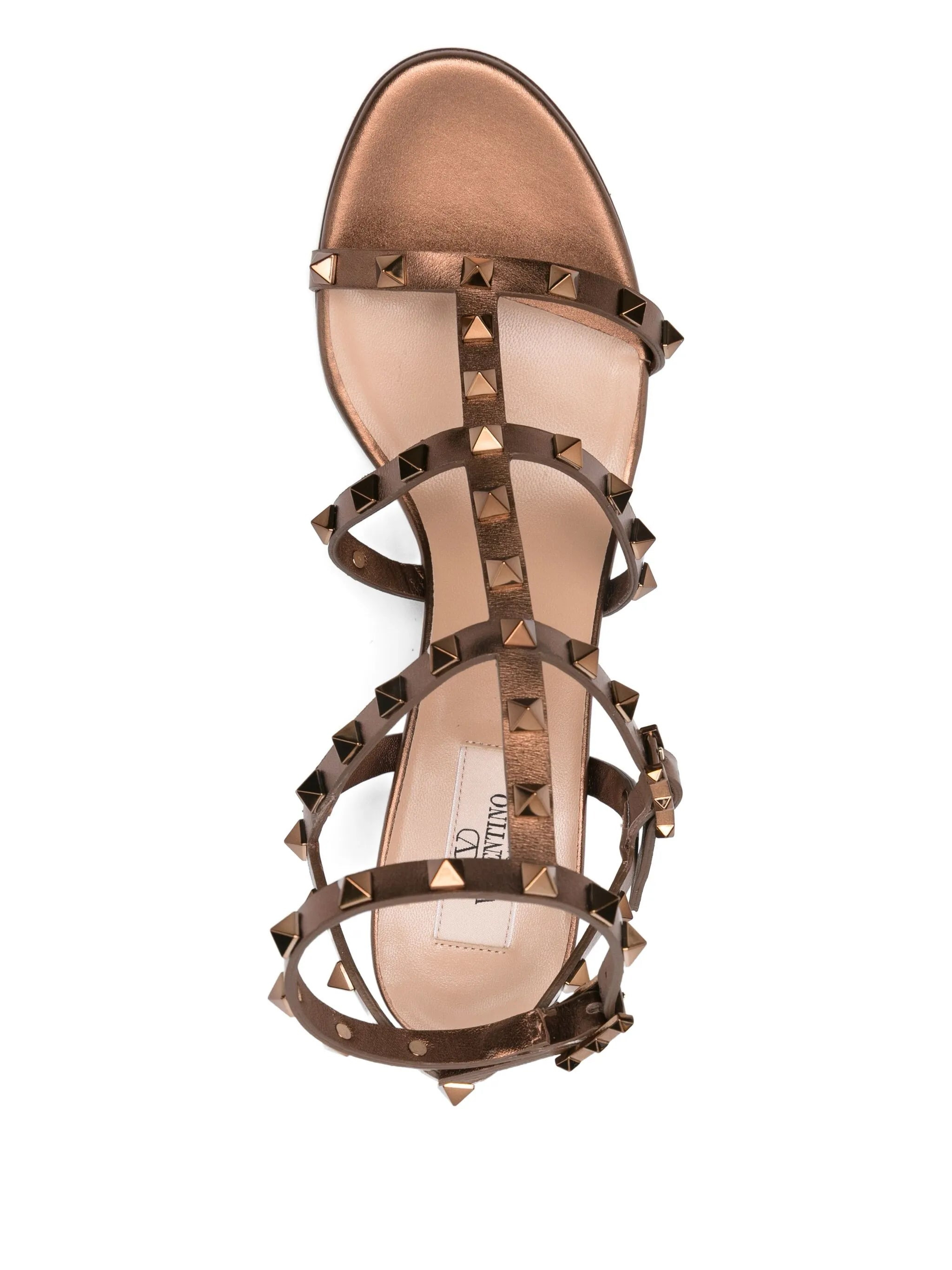 60mm Rockstud leather sandals - 4