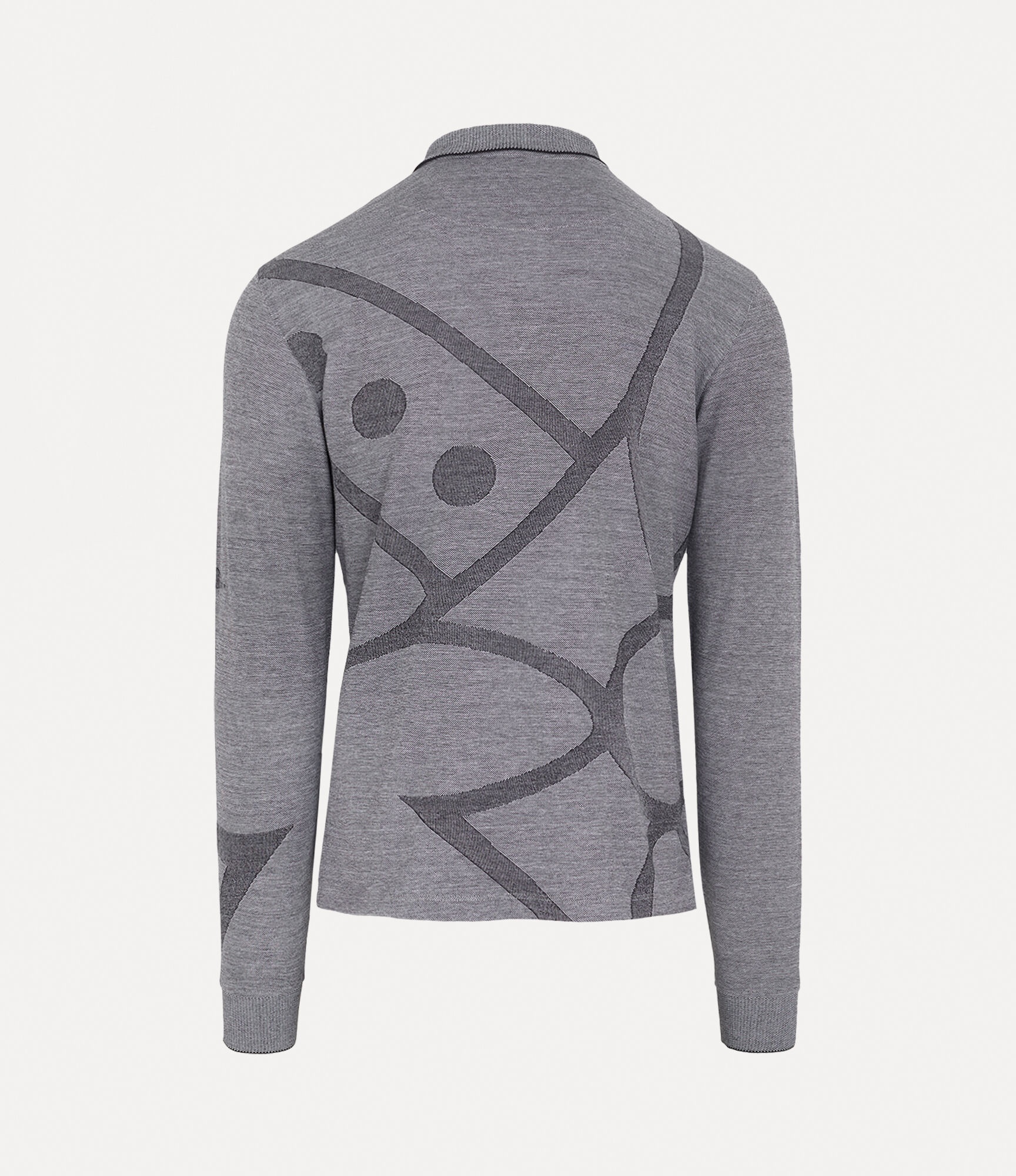 LONG SLEEVE POLO TOP - 2