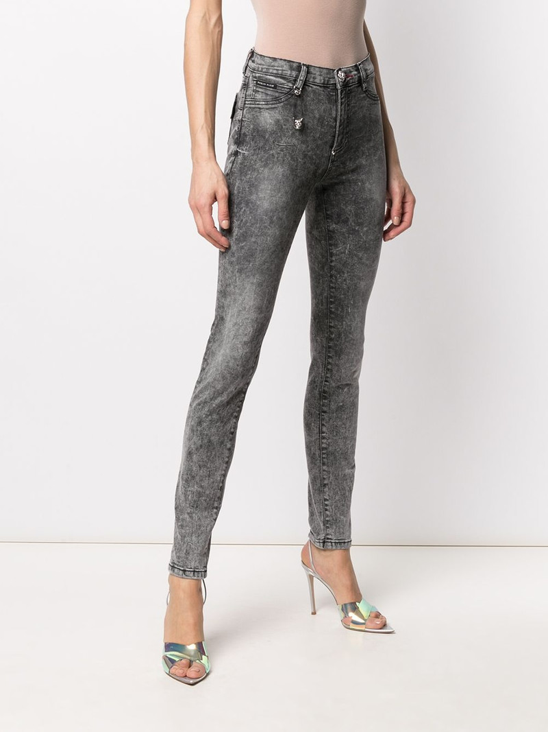 high-waisted cotton jeggings 3
