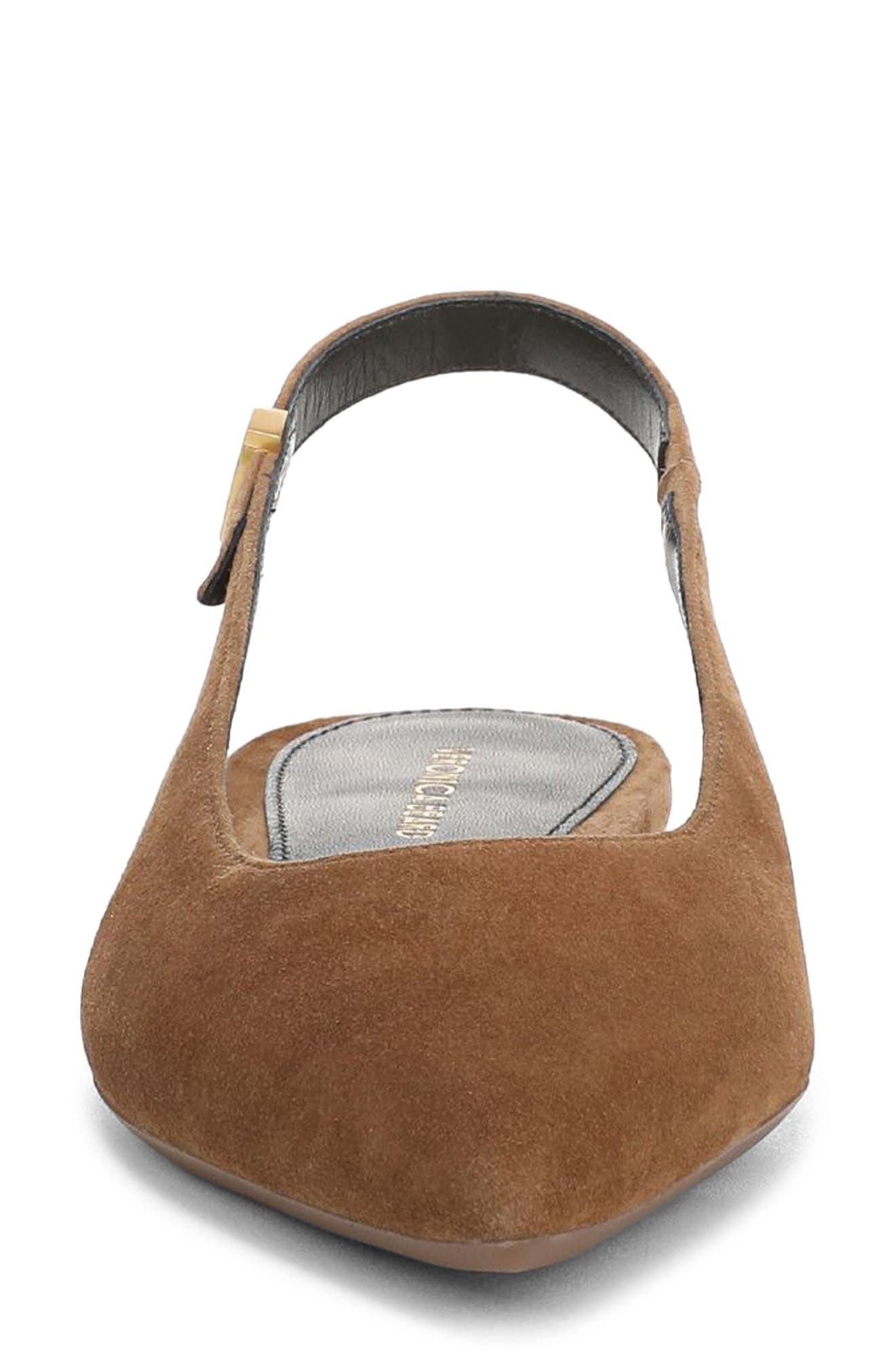 Veronica Beard Shina Slingback Pointed Toe Flat in Hazelwood at Nordstrom - 4
