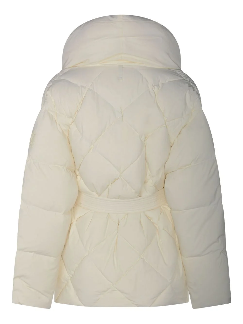 belted quilted jacket - 1