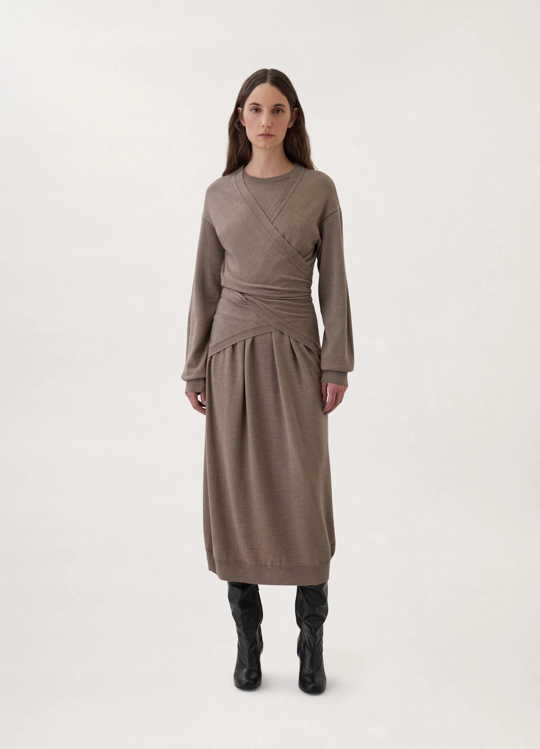 WRAP DRESS
MERINO BLEND - 2