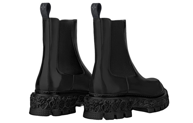 LOUIS VUITTON LV Baroque Chelsea Boots 'Black' 1AAZ40 - 4