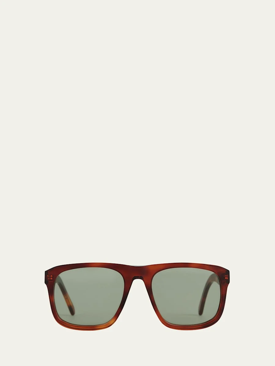 The Navigator Acetate Square Sunglasses - 1