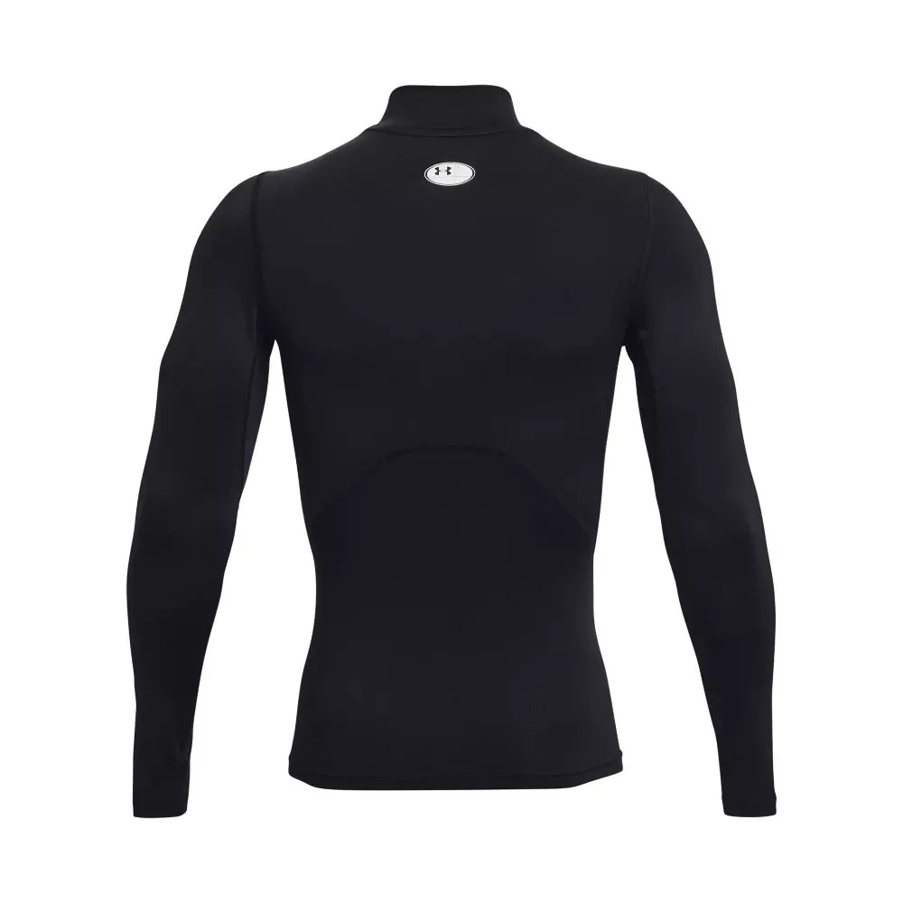 Men's HeatGear Mock Neck Long Sleeve Compression Shirt - 8