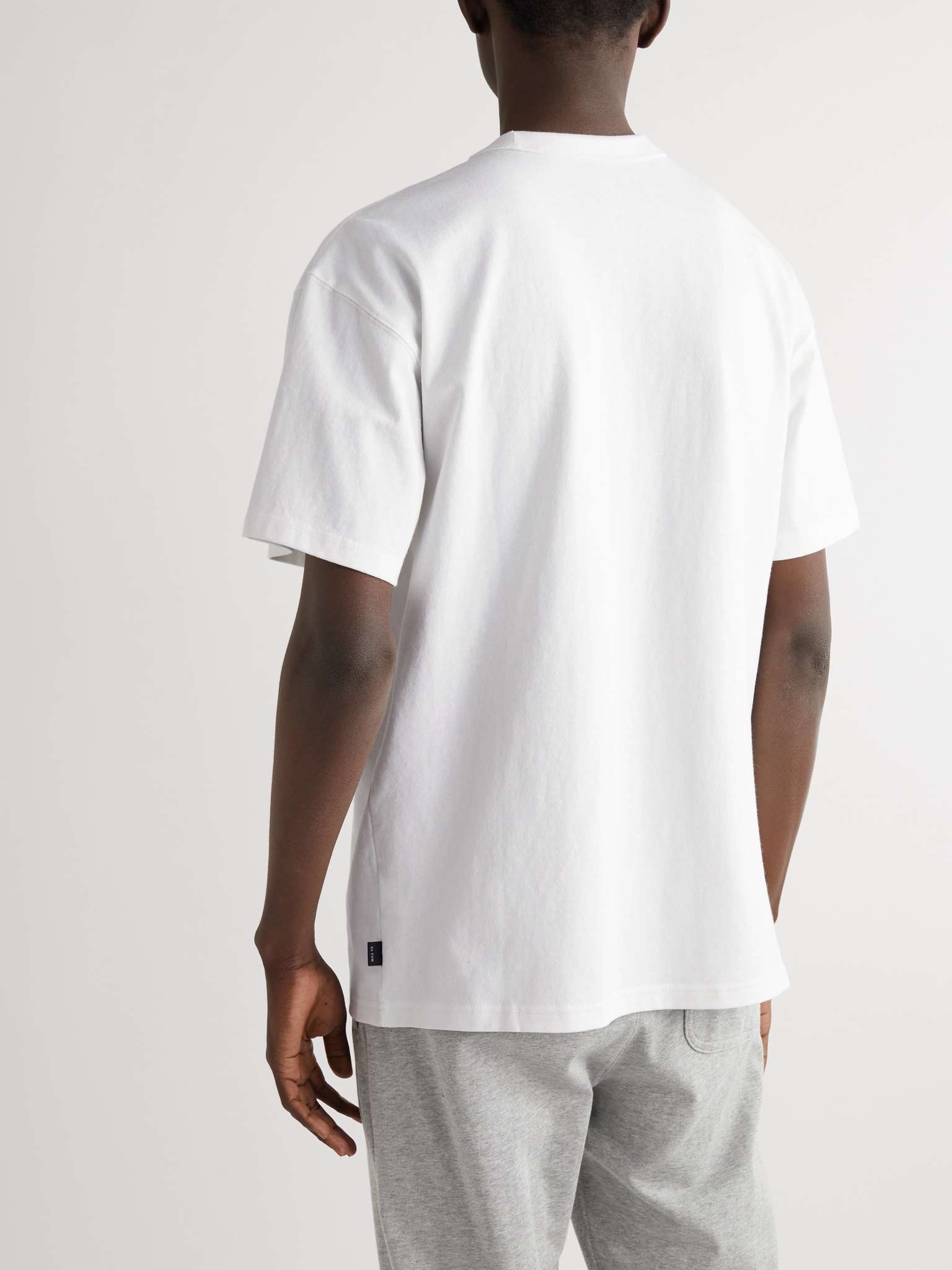 Sportswear Club Logo-Embroidered Cotton-Jersey T-Shirt - 4
