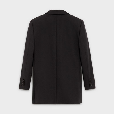 CELINE rectangle jacket in diagonal wool outlook