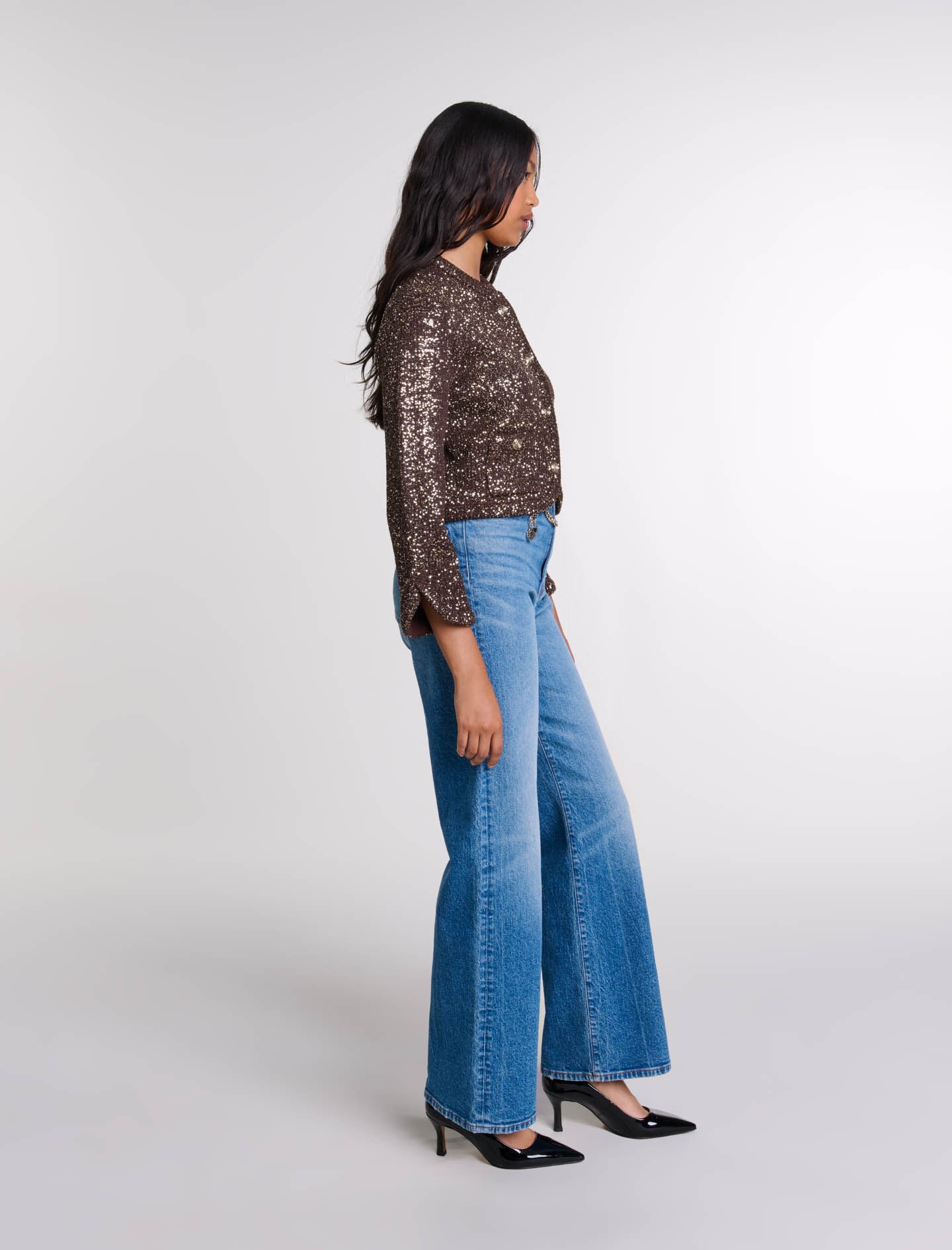 Sequinned cardigan - 3