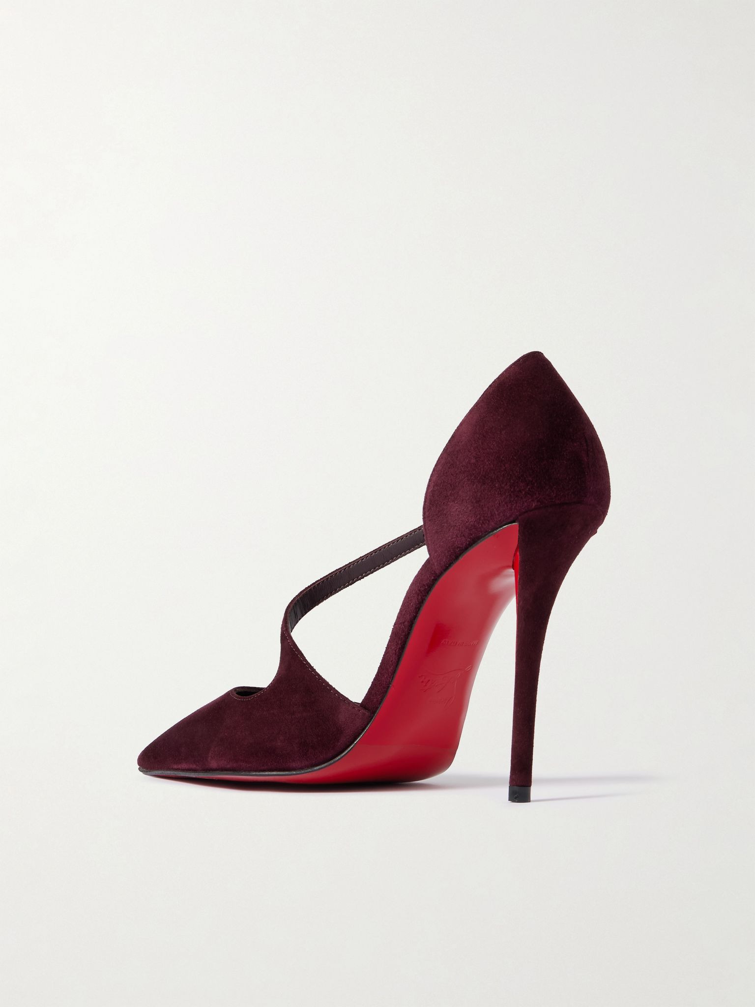 Miss Ziggyta 100 suede pumps Dark purple - 3