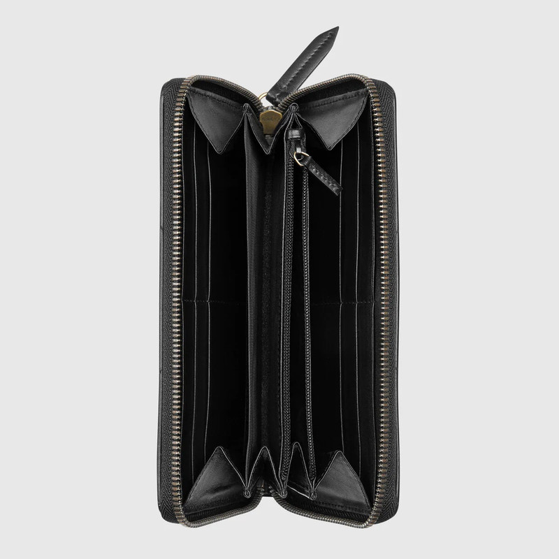 GUCCI GG Marmont zip around wallet outlook
