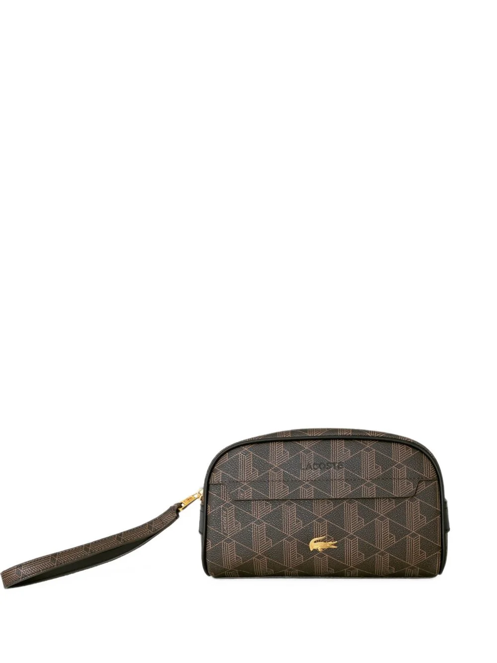 The Blend monogram-print make up bag - 1