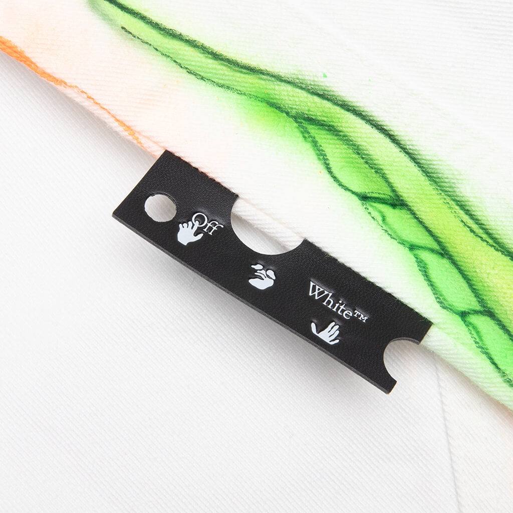 OFF-WHITE C/O VIRGIL ABLOH BABYBRUSH CONTOUR JEANS - WHITE/MULTI - 4