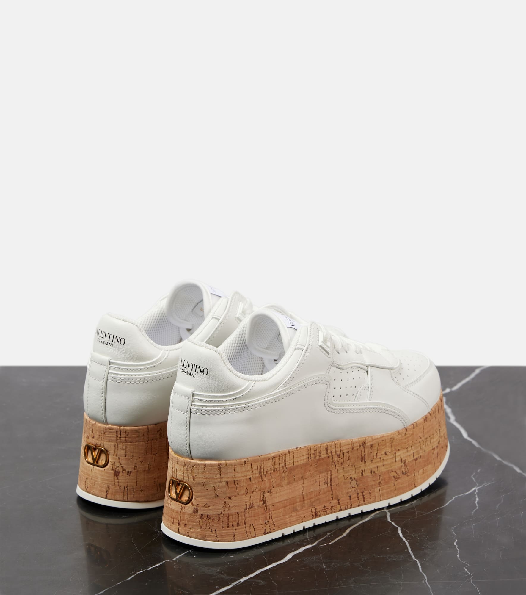 Freedots XL leather platform sneakers - 2