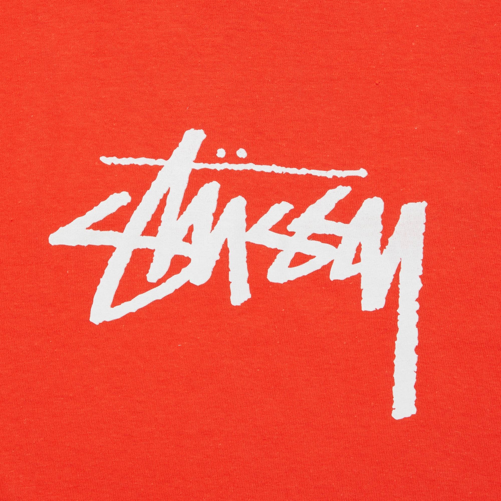 Stussy Stock Tee 'Red' - 3