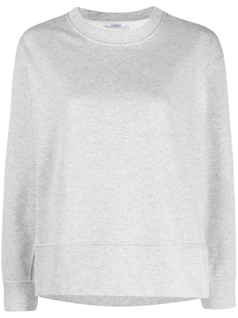 side-slits crew-neck sweatshirt 1