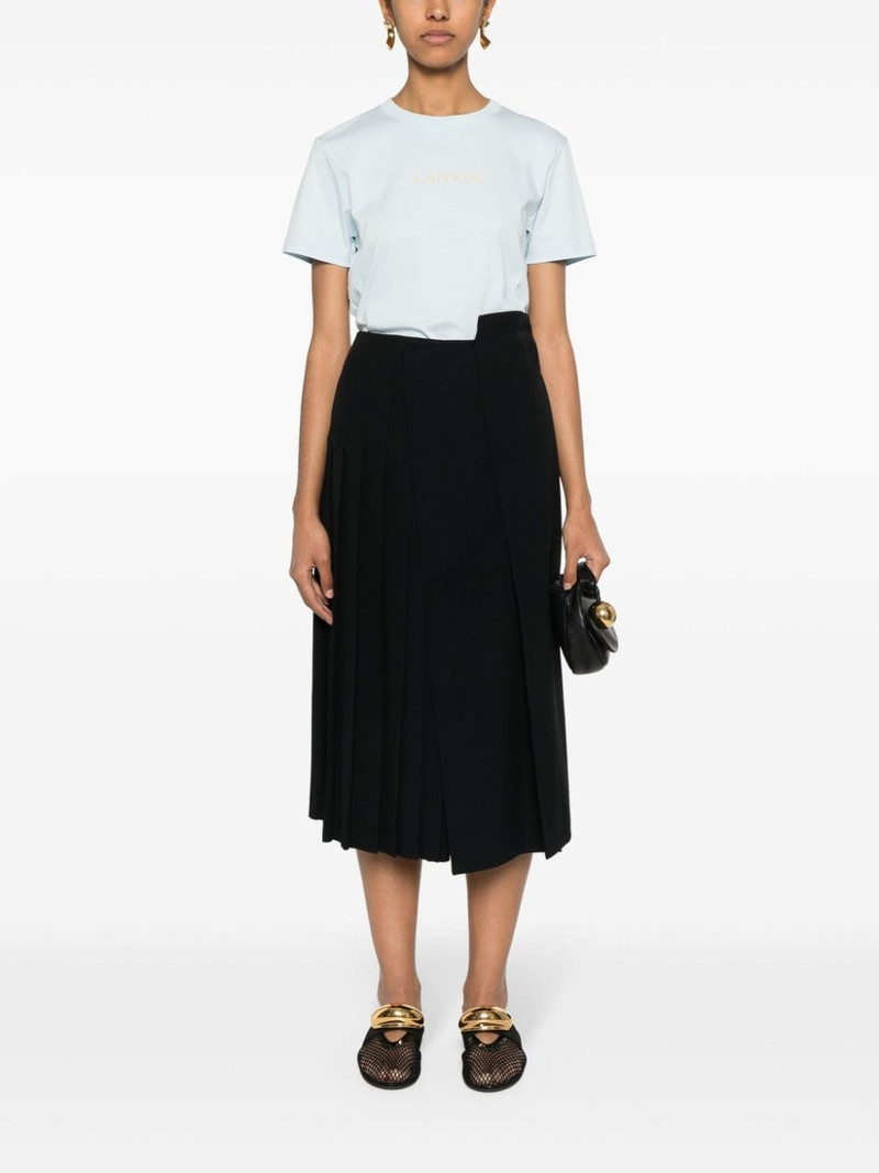 Lanvin embroidered-logo cotton T-shirt outlook