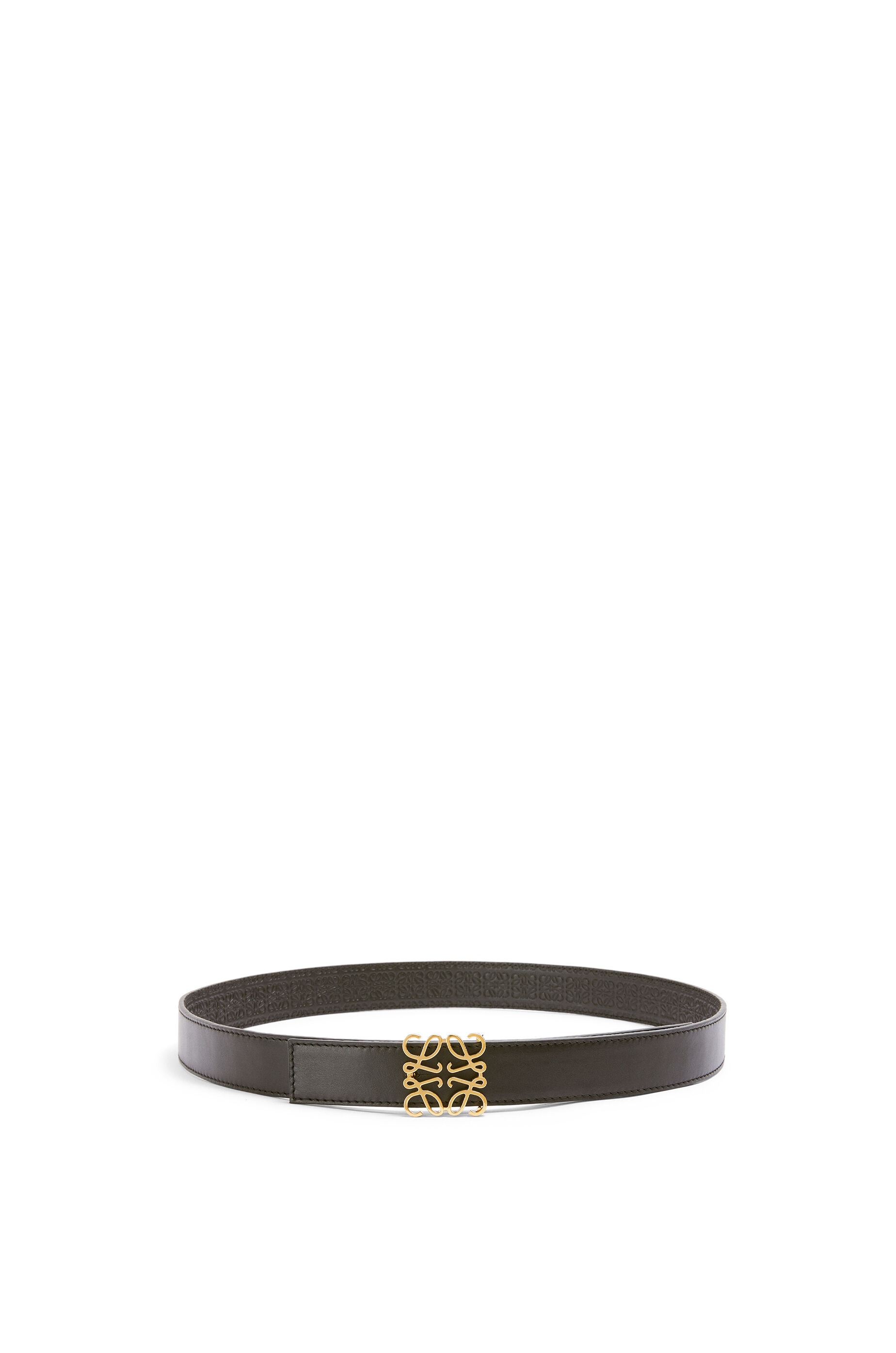 Reversible Repeat belt in silk calfskin - 2