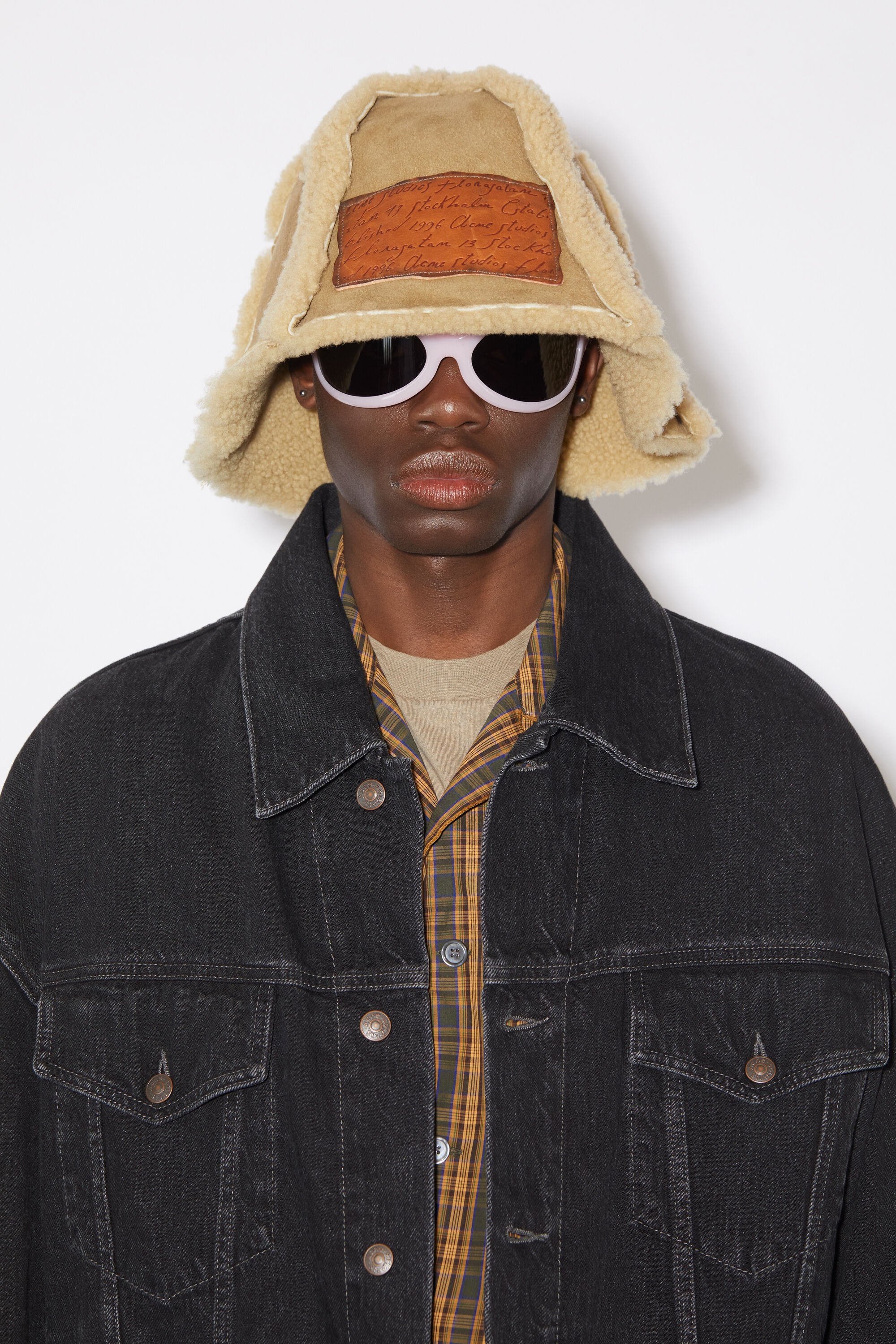 Denim jacket - Oversized unisex fit - Black - 6