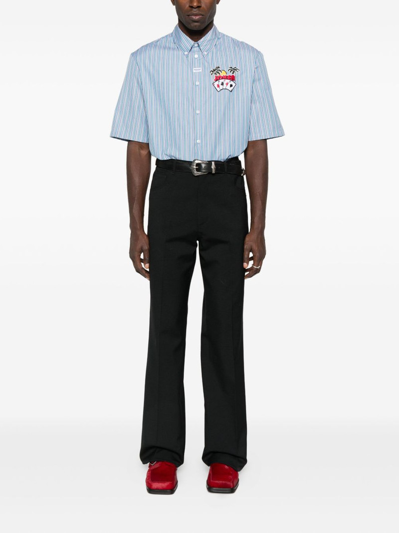 Martine Rose striped embroidered shirt outlook