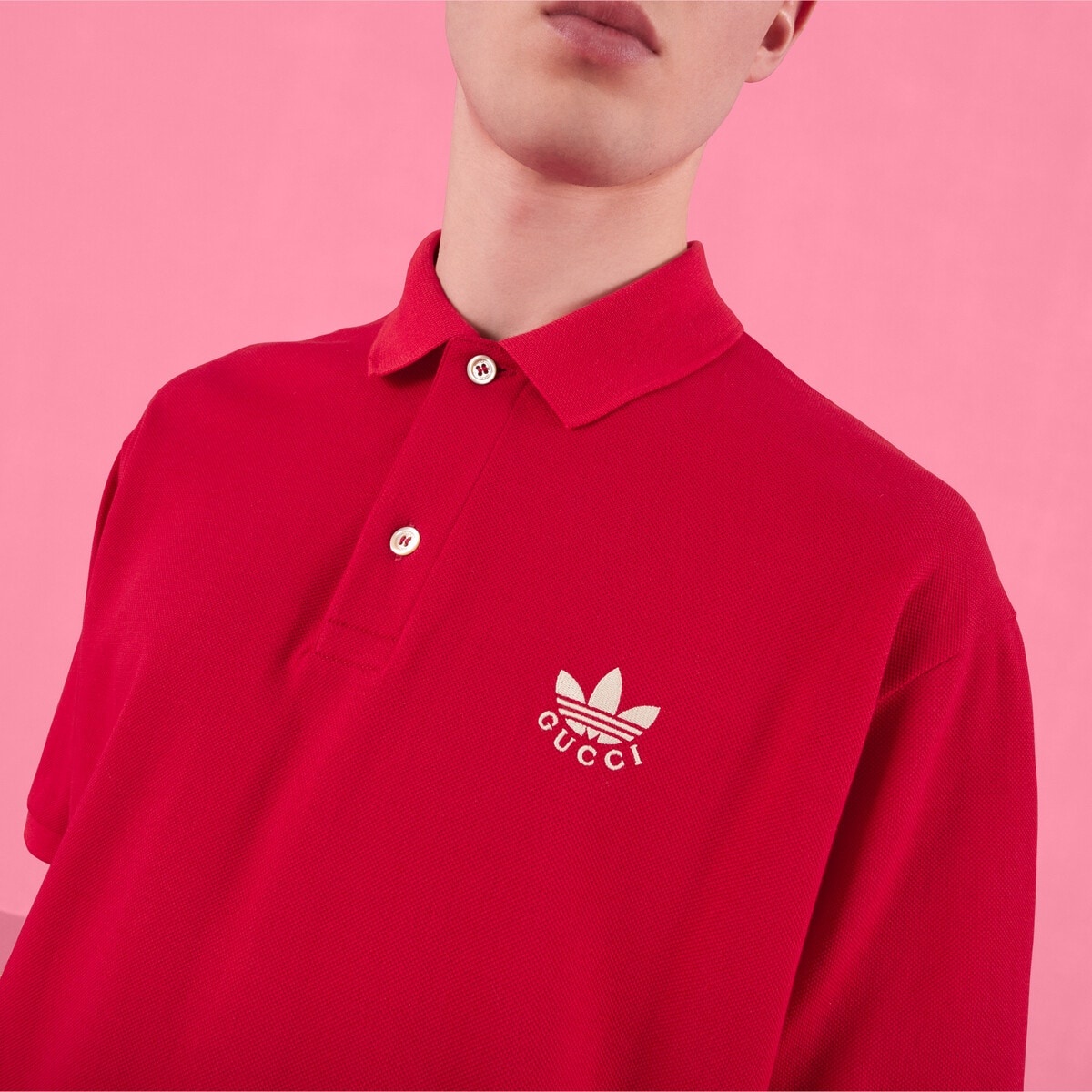 ☆ GUCCI x ADIDAS cotton piquet polo コラボポロシャツ ☆ Gucci x Adidas Piquet polo shirt | eBay