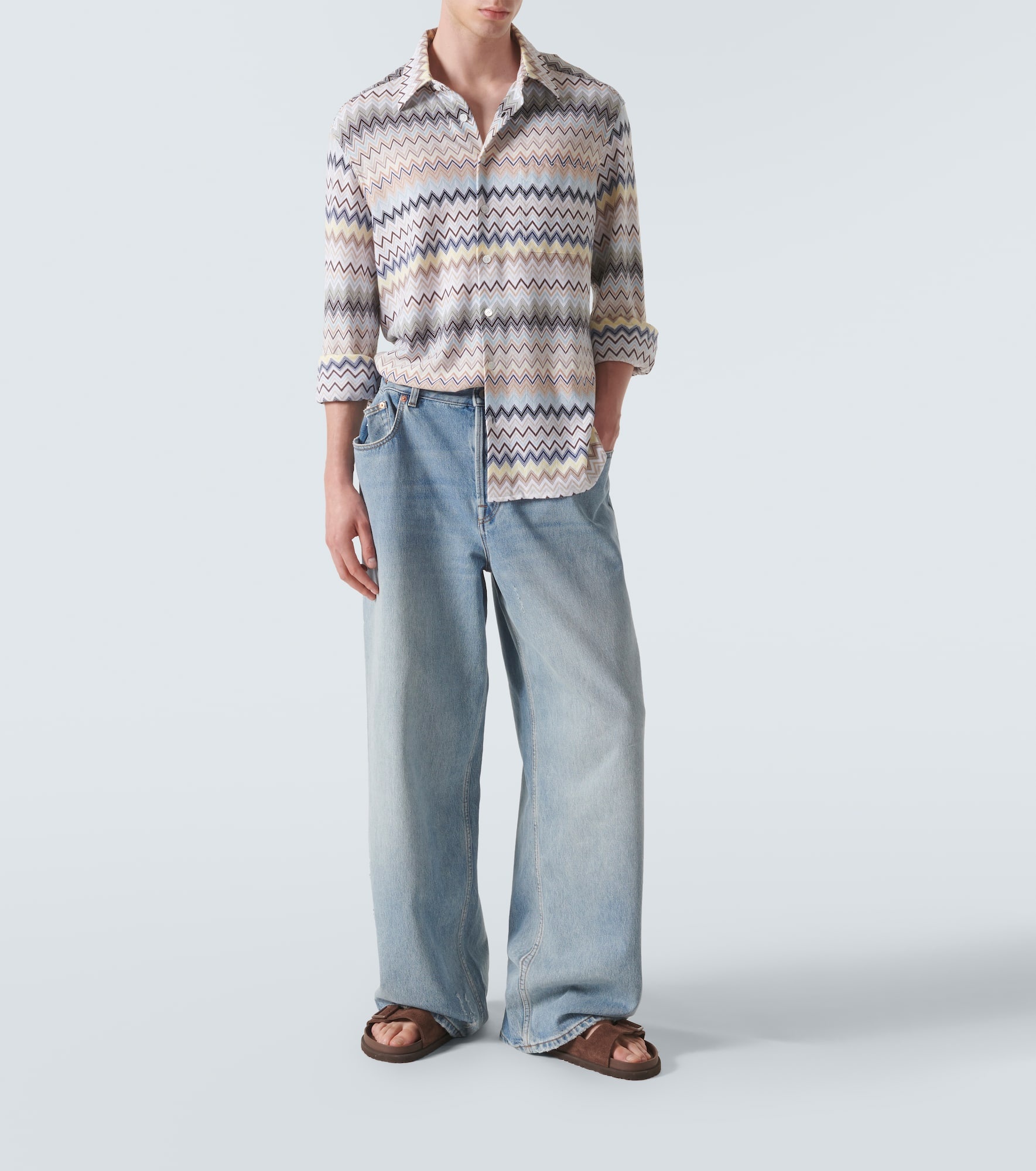 Zig Zag cotton shirt - 2