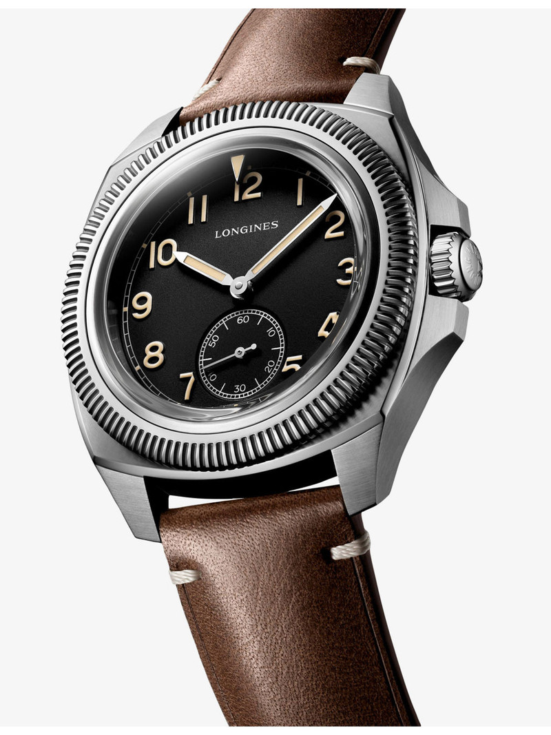 Longines L2.838.4.53.0 Pilot Majetek Stainless-Steel Automatic Watch outlook