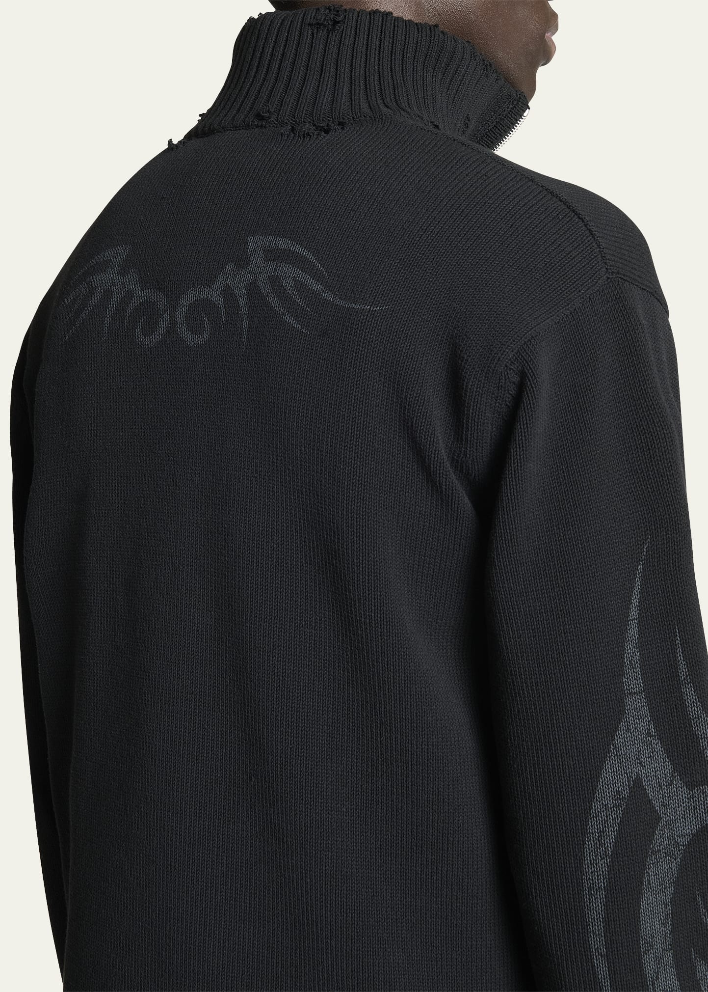Men's Tribal Zip Cardigan - 5