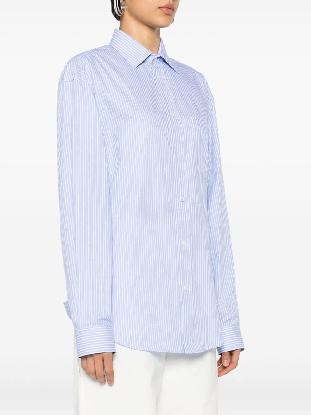 Anne striped cotton shirt - 3