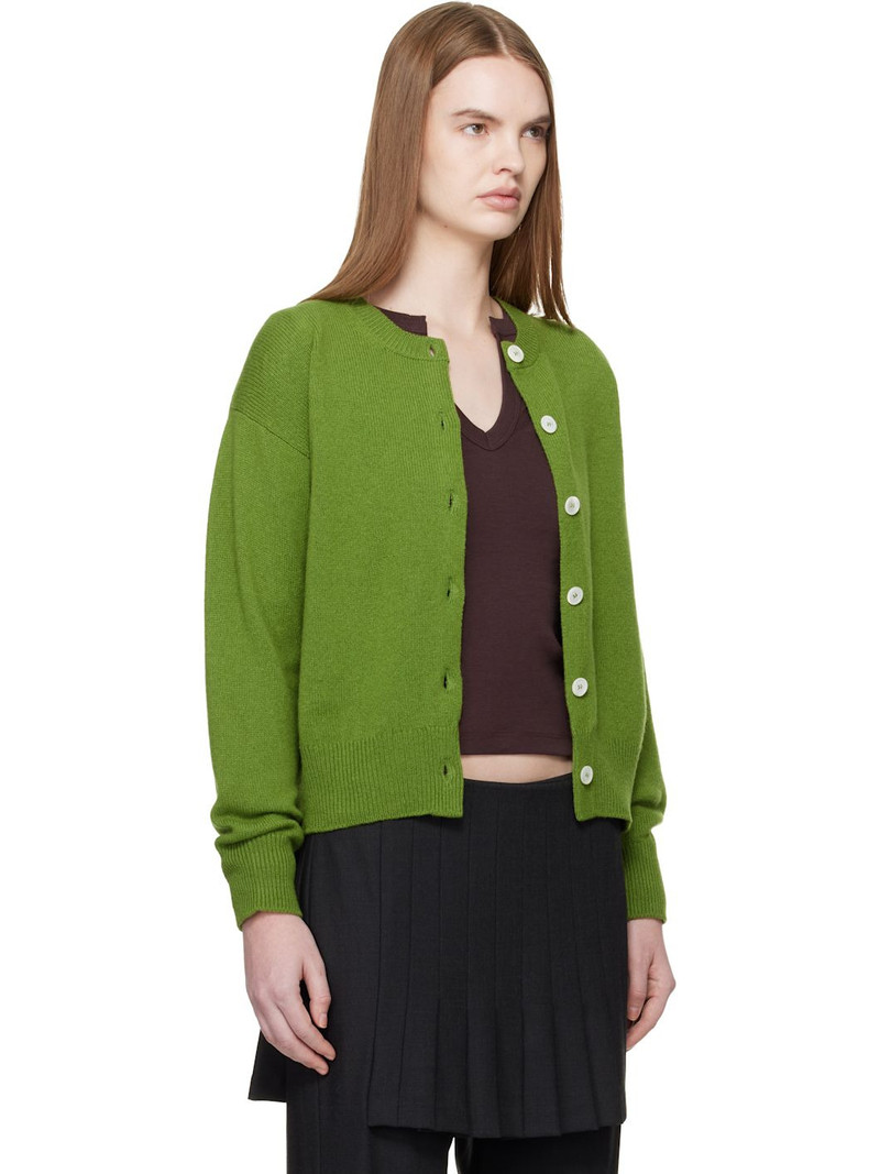 Green Ada Crewneck Cardigan 2