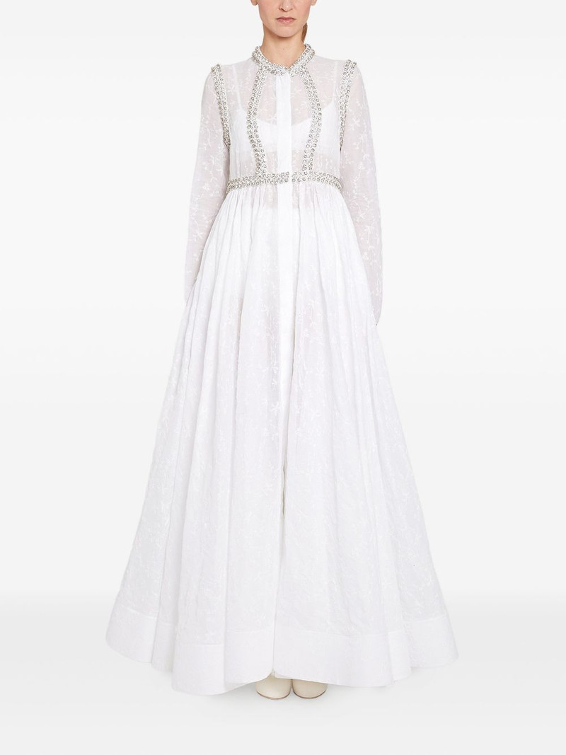 GIAMBATTISTA VALLI embellished long-sleeve maxi dress outlook