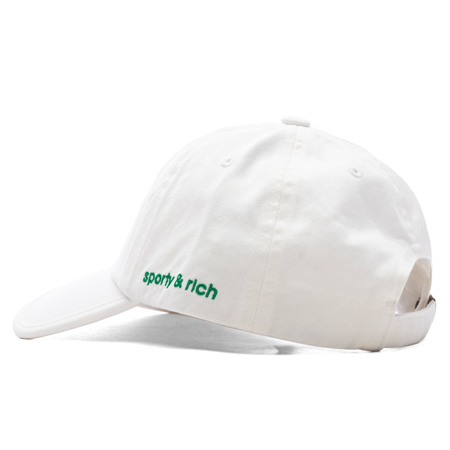 ADIDAS X SPORTY & RICH CAP - CORE WHITE/GREEN - 4