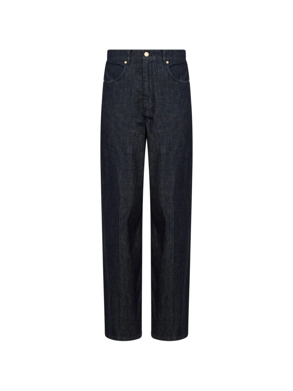 logo-patch five-pocket jeans - 1