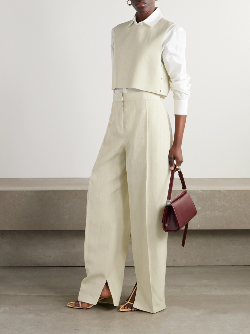 Jil Sander Cropped Woven Vest outlook