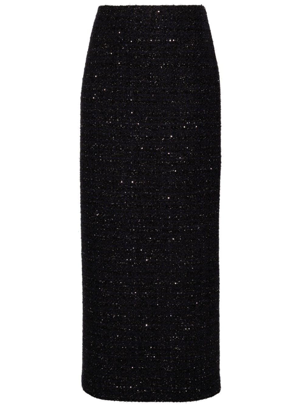 sequinned tweed pencil skirt - 1