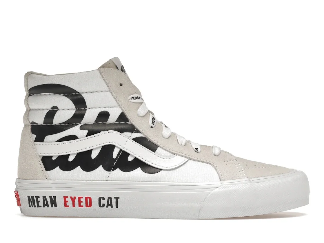 Vans UA Sk8-Hi Reissue VLT LX Patta Mean Eyed Cat White - 1