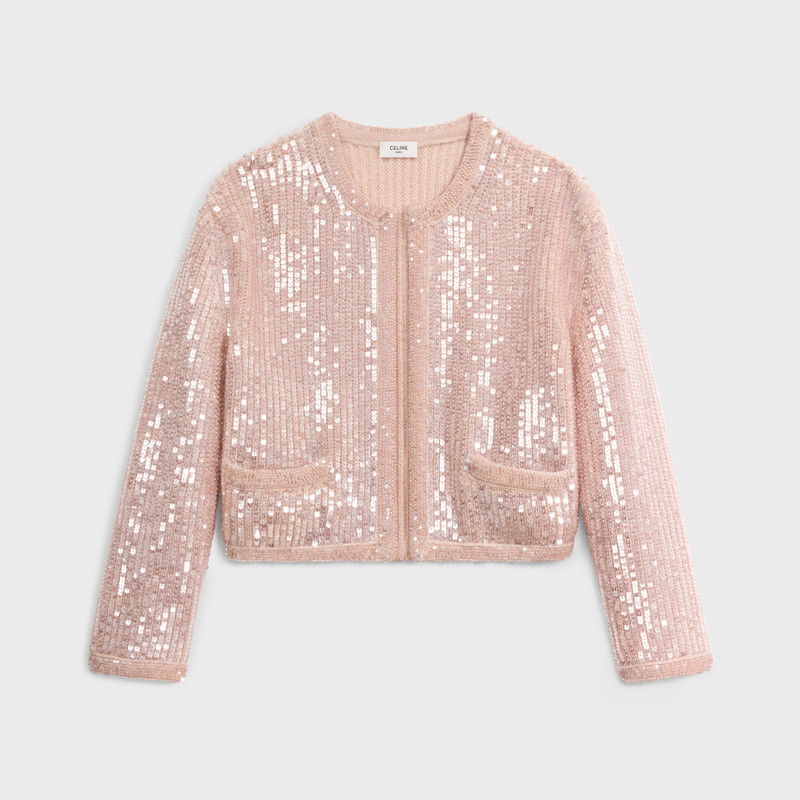 Embroidered mohair cardigan 1