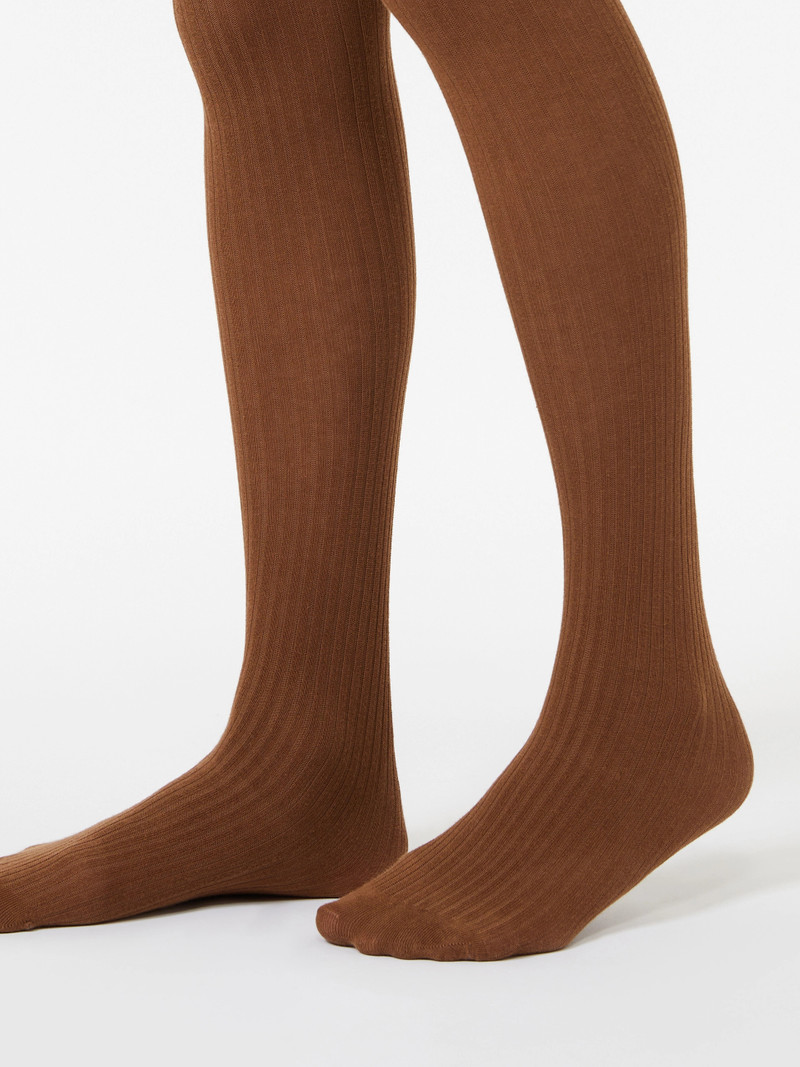 ZAVORRA1 Cotton tights - TOBACCO 1