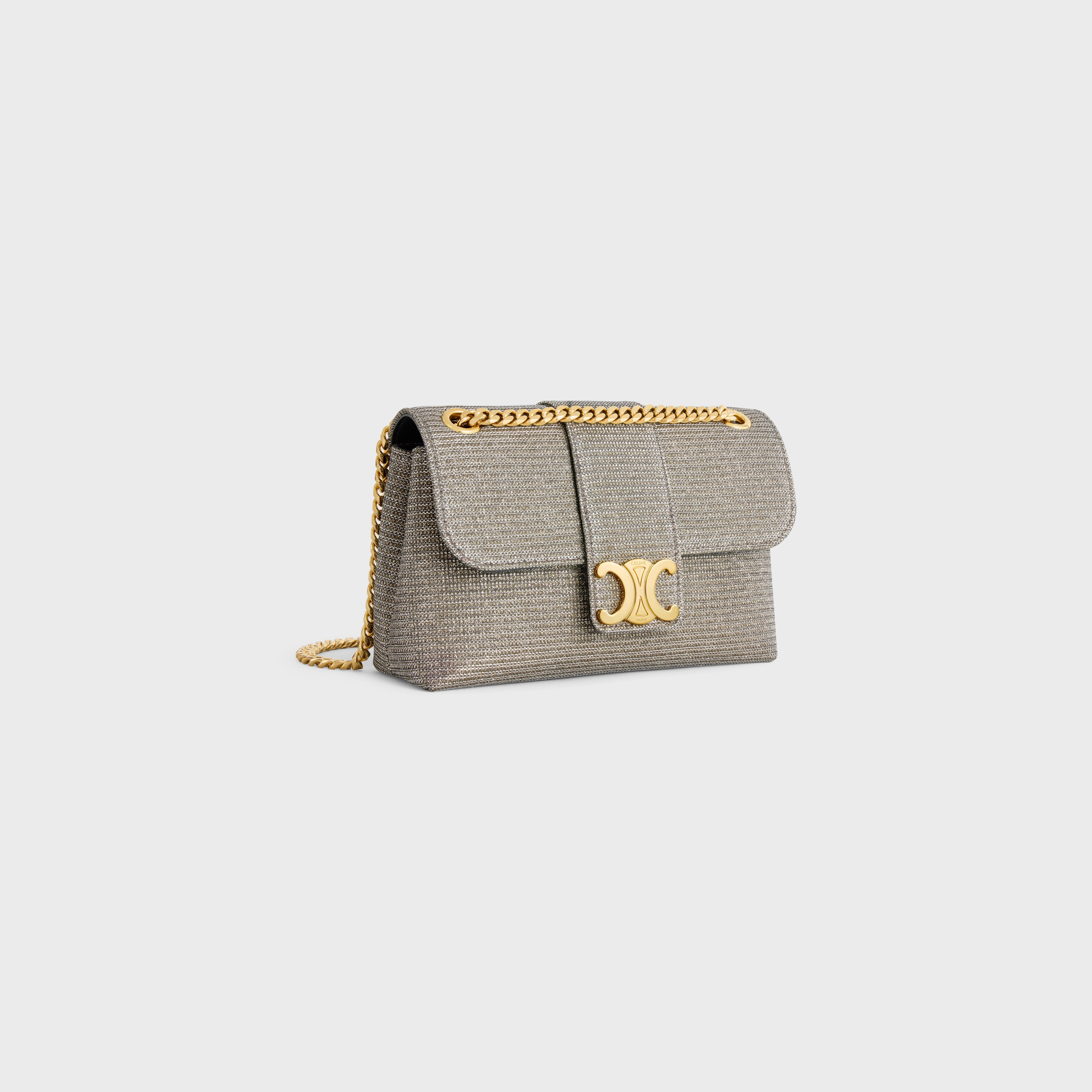 TEEN CELINE VICTOIRE BAG in GLITTER TEXTILE - 2