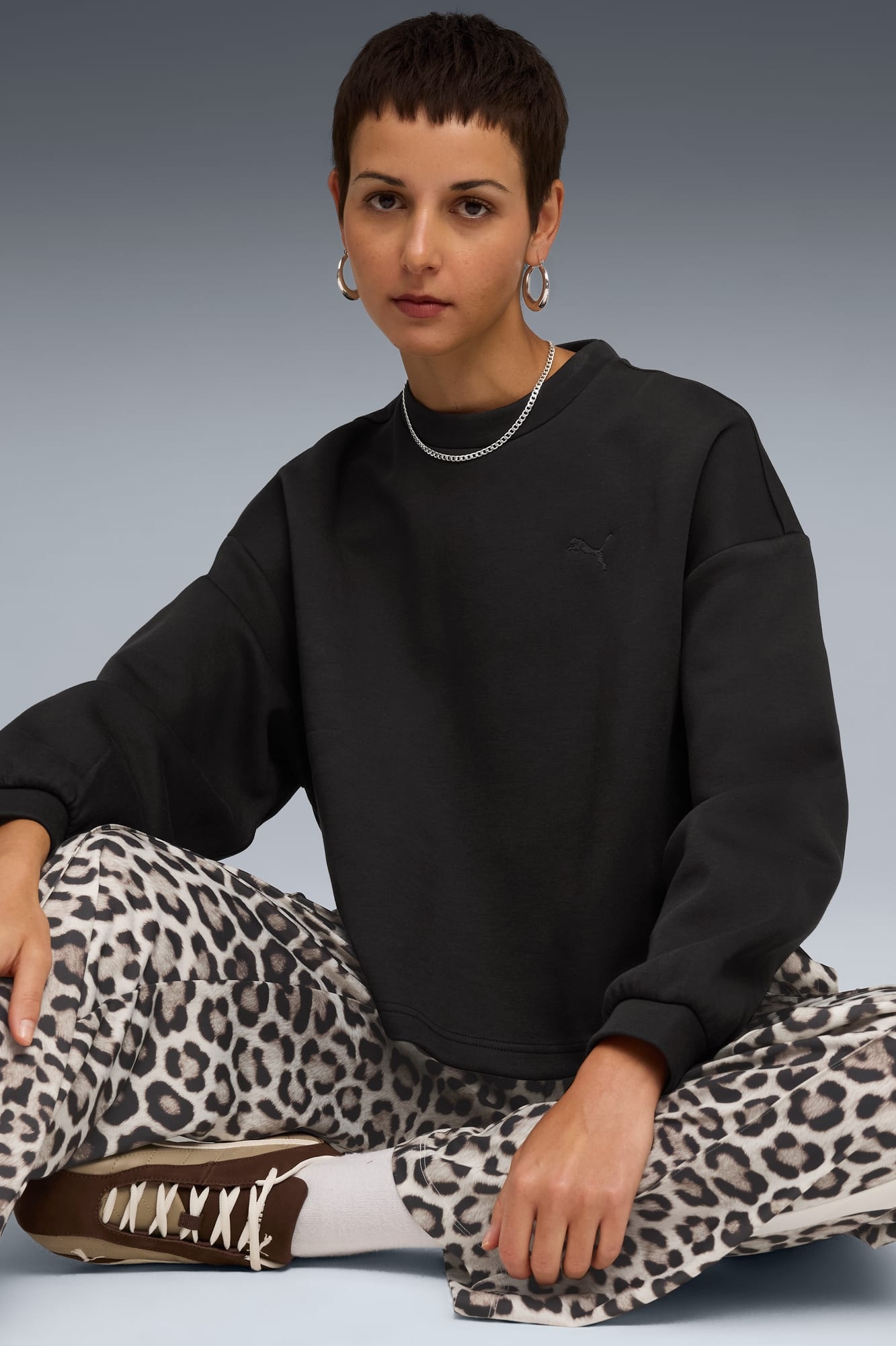 Wardrobe Essentials Oversized Crew Women - 3